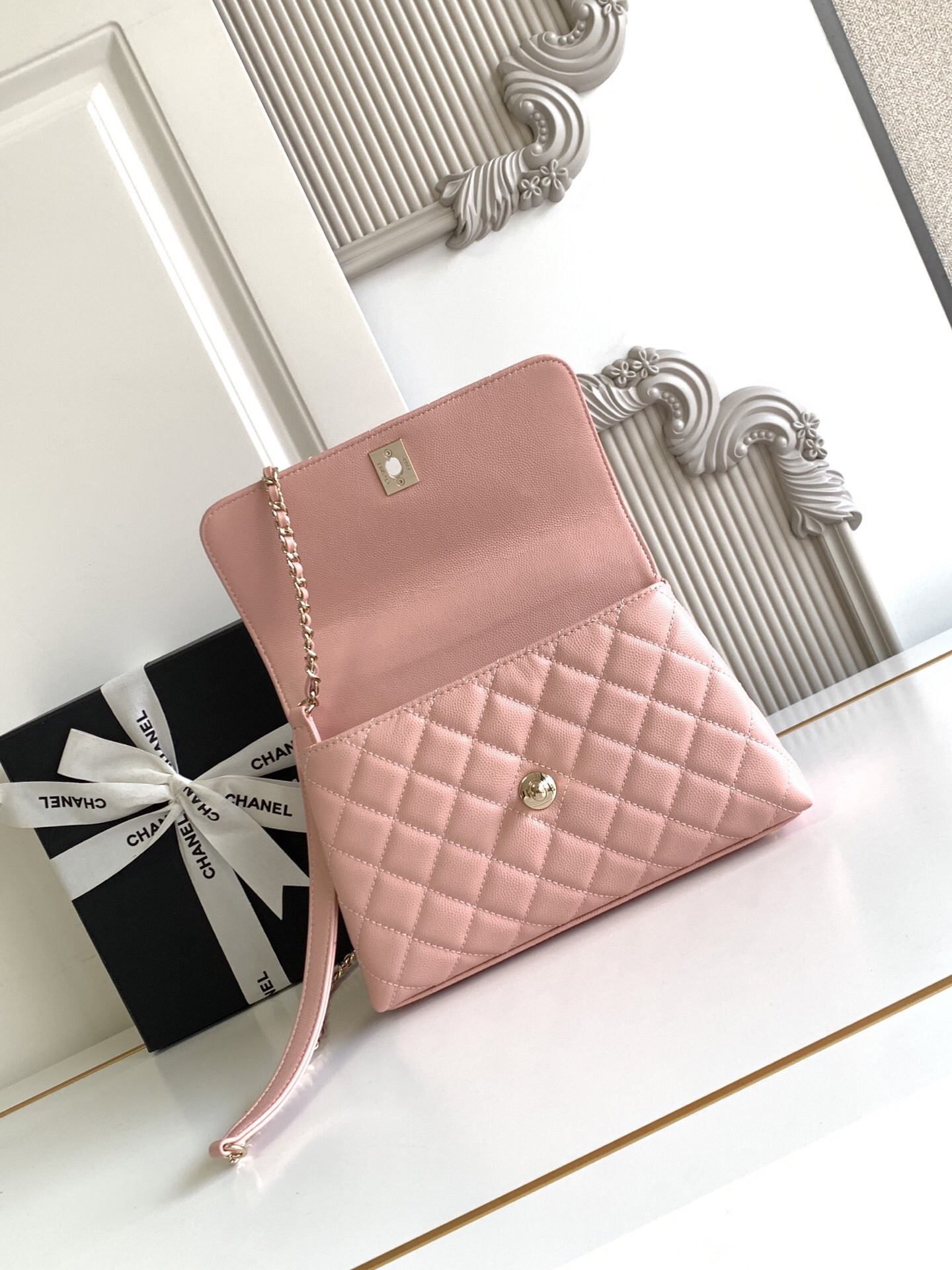Chanel Coco Handle Classic Flap Top-Handle Handbag - Image 7