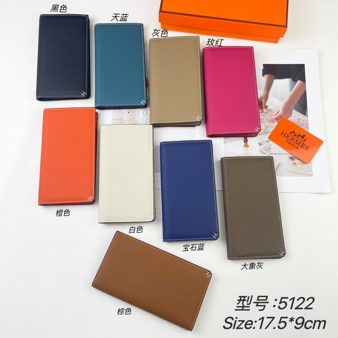 Hermès Evercolor Leather Long Wallet - Image 7