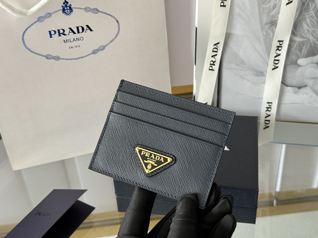 Prada Saffiano Leather Card Holder 2MC223 - Image 7