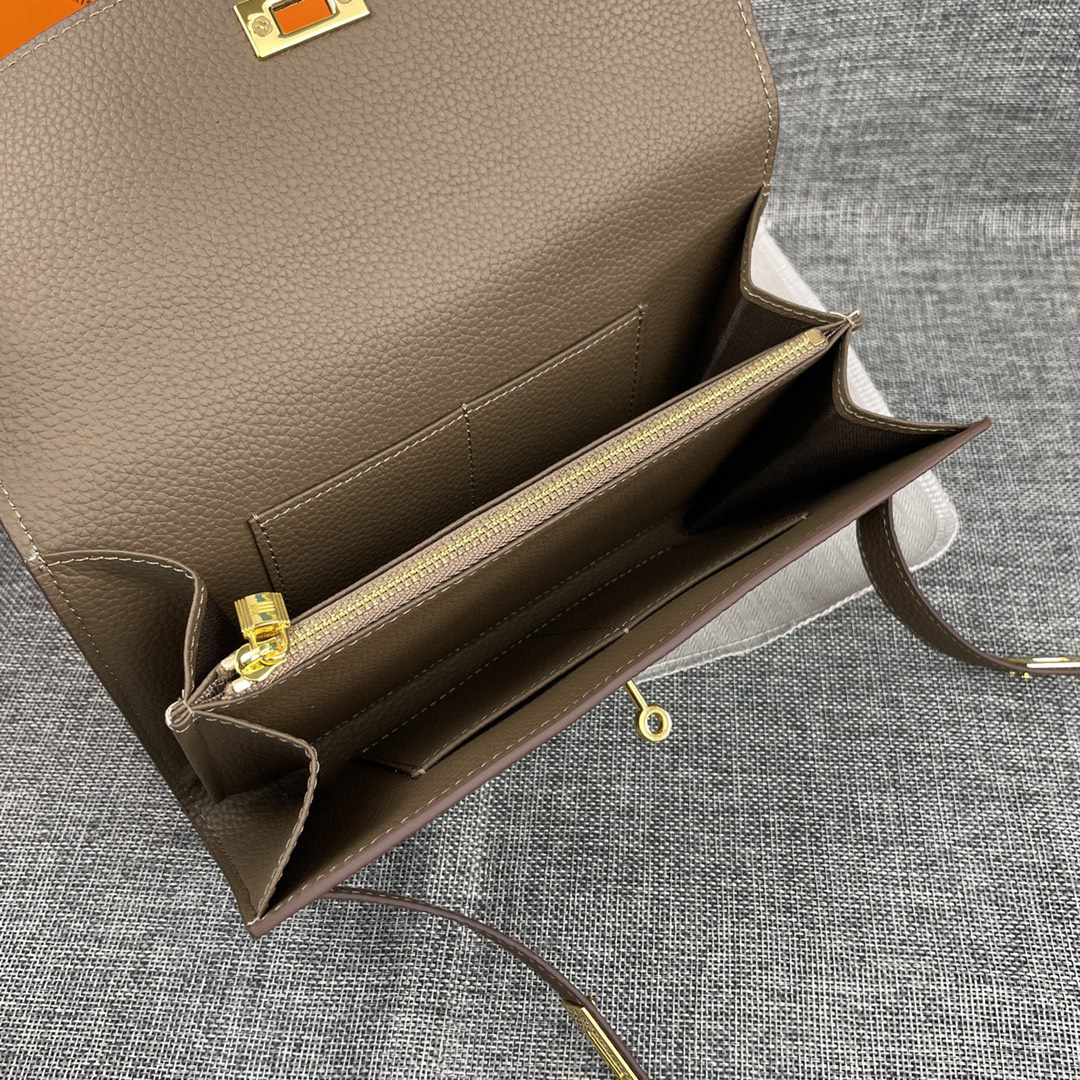 Hermes Kelly Clutch Bag - Image 7