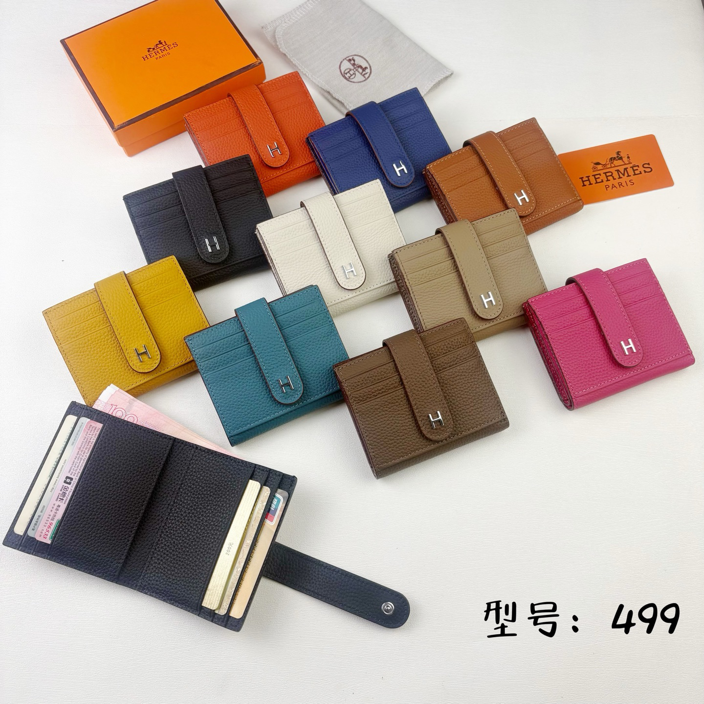 Hermes Bearn Short Wallet Model 499 - Image 7