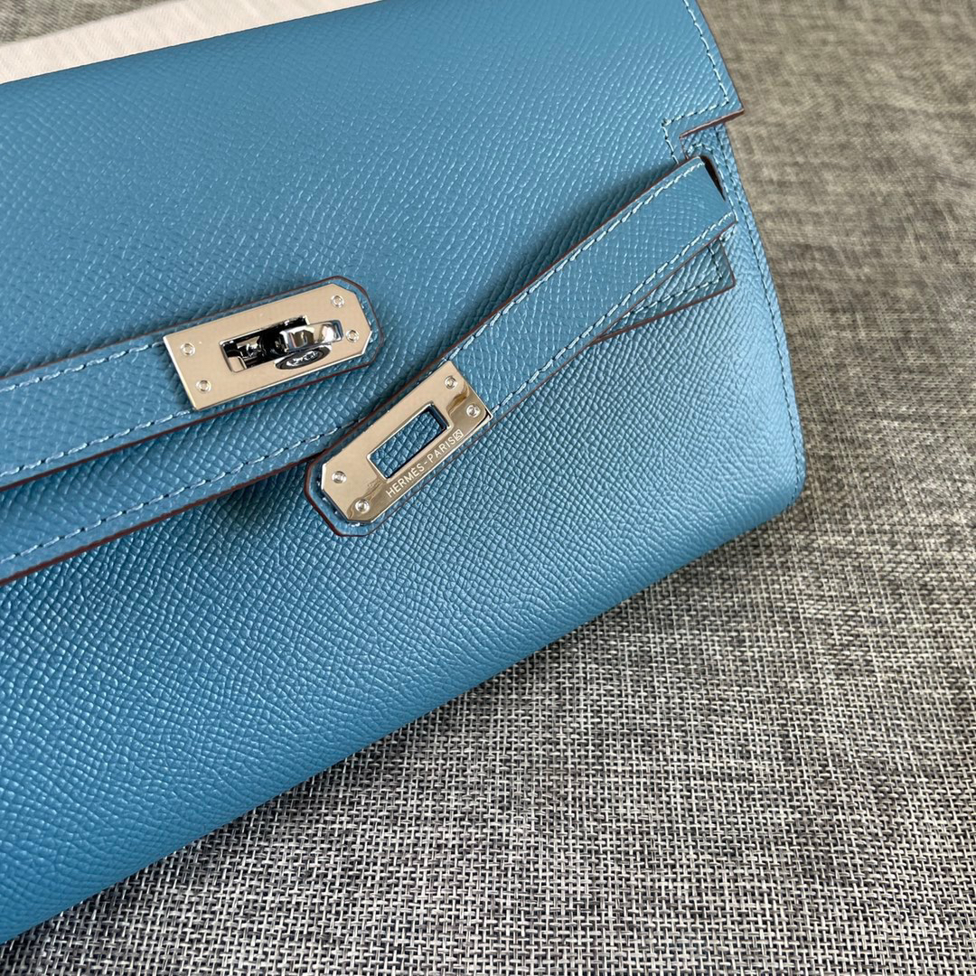 Hermes Kelly WOC Palm-Grain Leather Mini Bag - Image 7