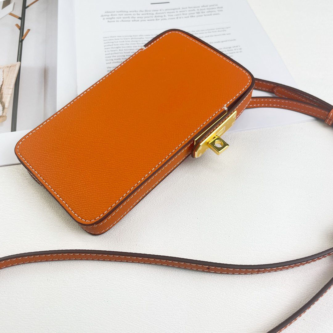 Hermès Hac a Box Tadelakt Calfskin Phone Case - Image 7