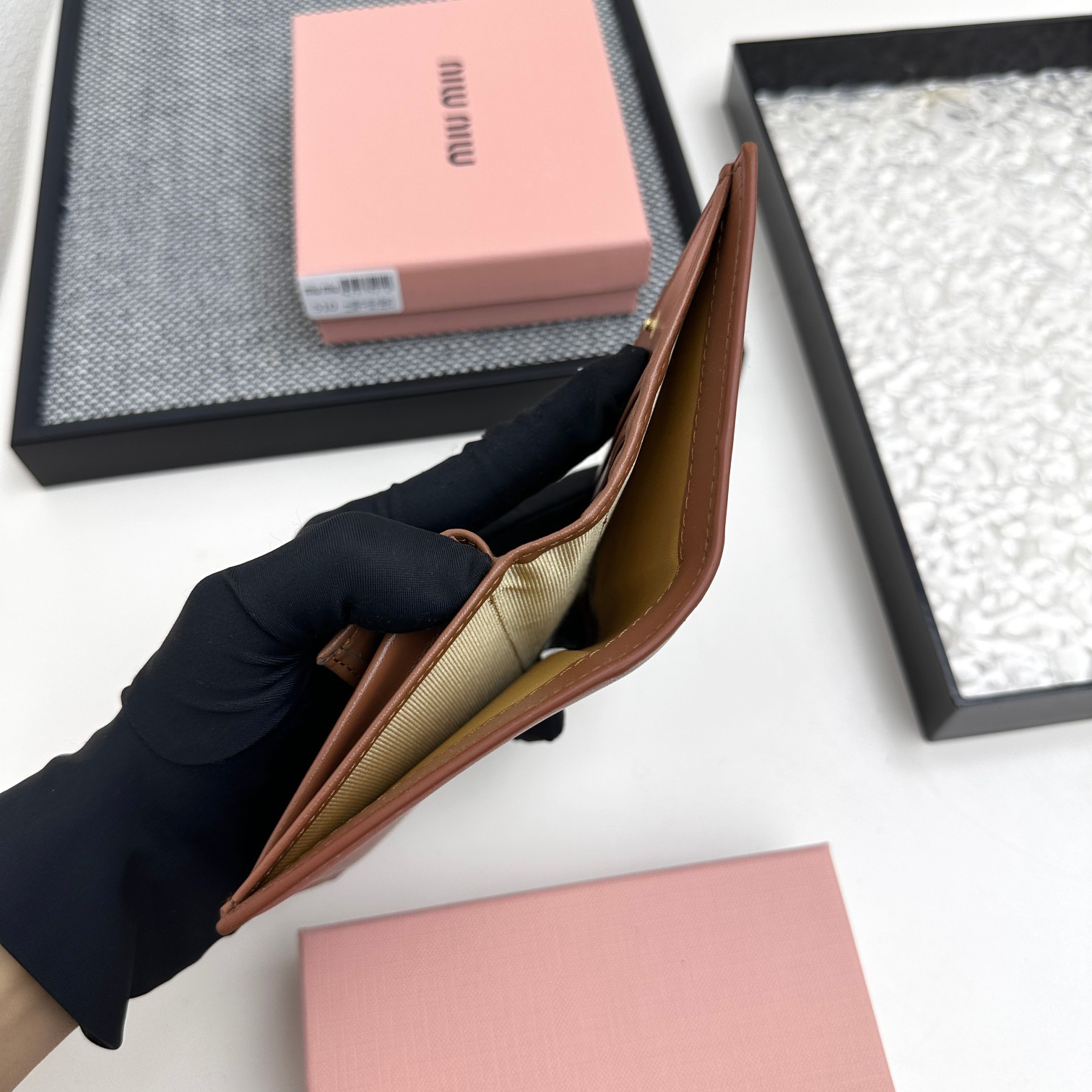 Miu Miu Leather Coin Purse - Image 7