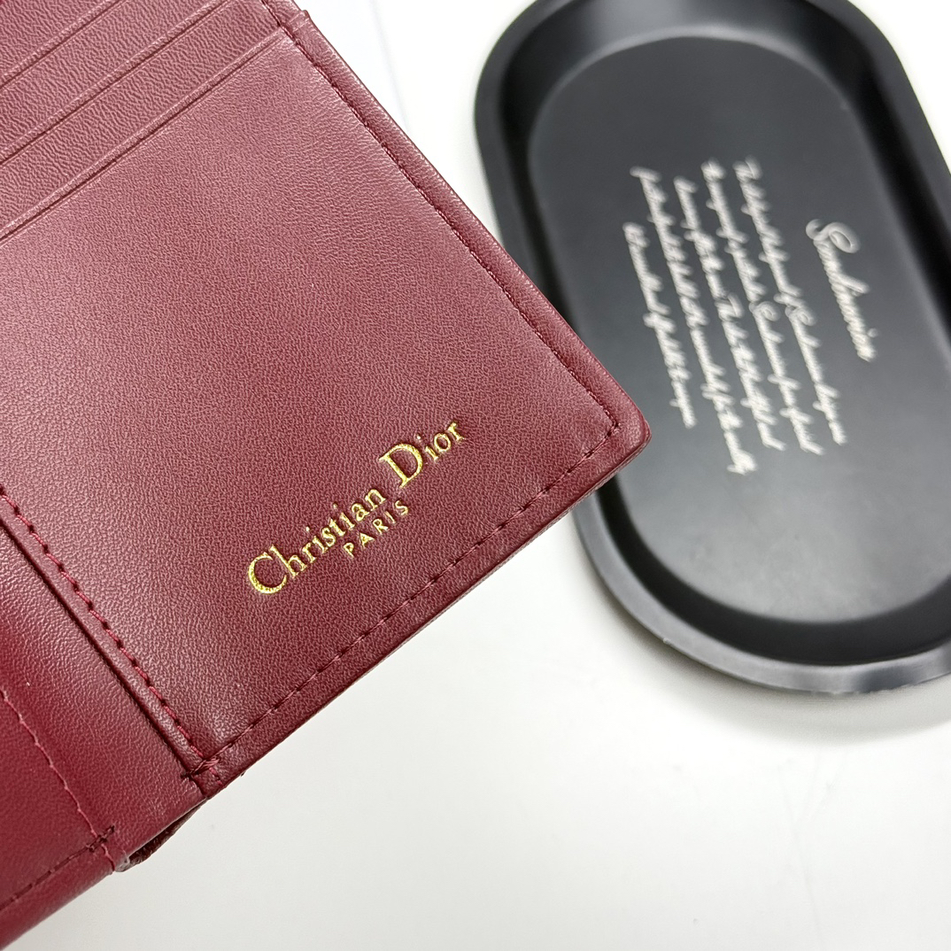 Dior Multifunctional Small Leather Wallet - Image 7