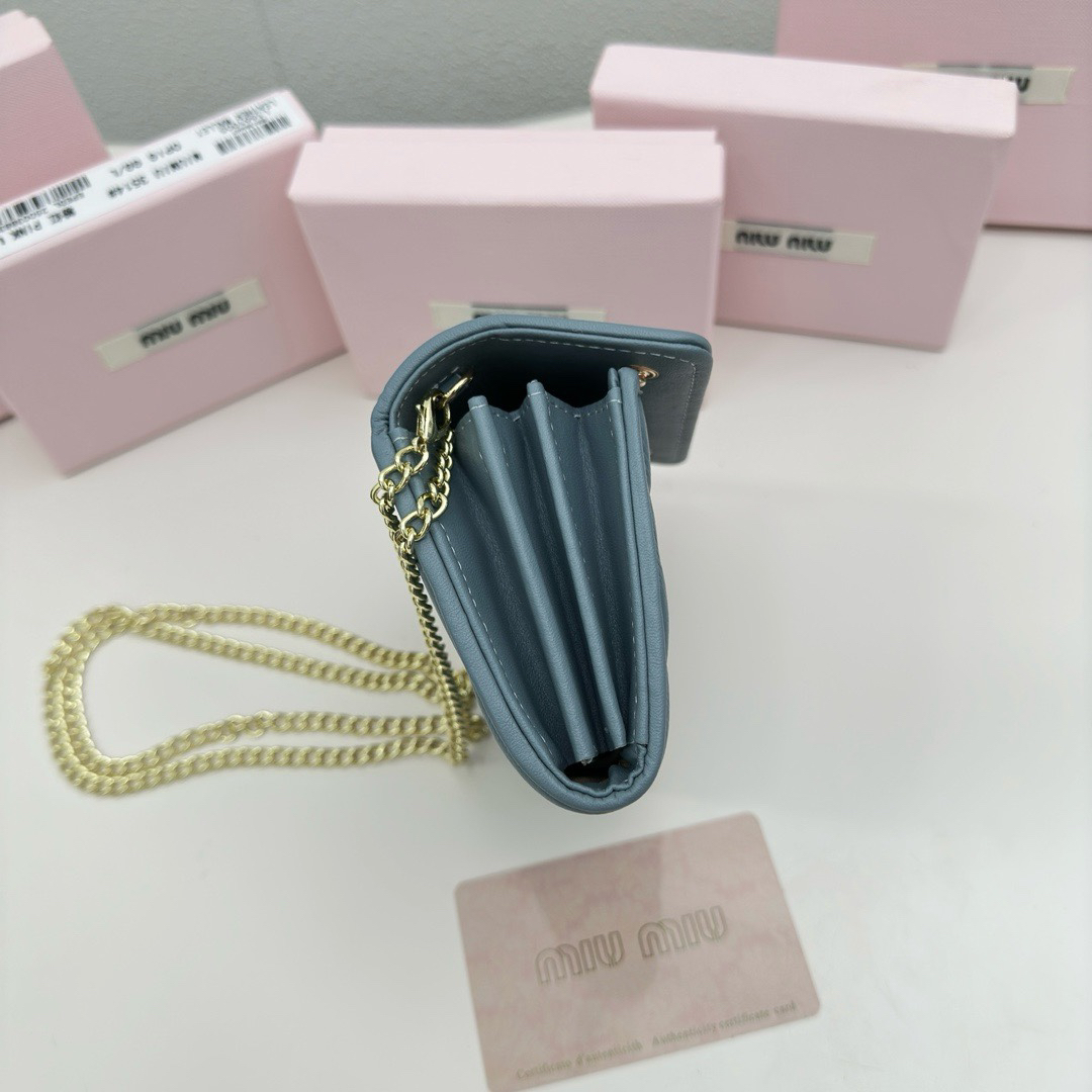 Miu Miu Mini Lambskin Bag - Image 7