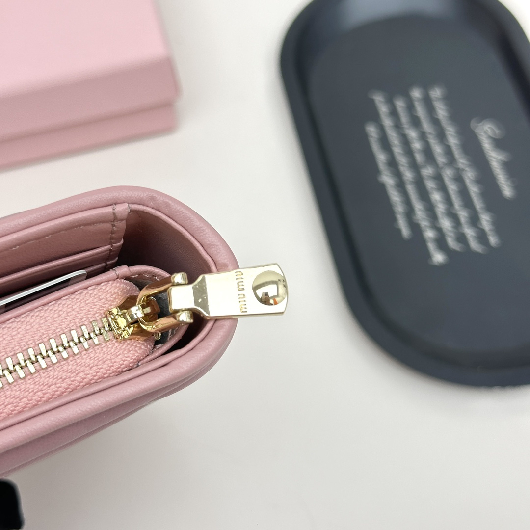 Miu Miu Lambskin Multifunction Wallet - Image 7
