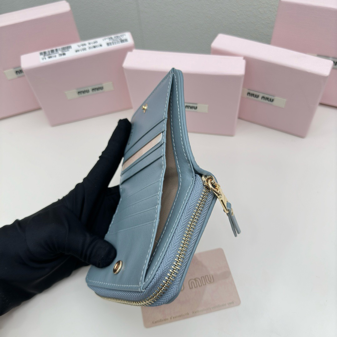 Miu Miu Lambskin Wallet 3511 - Image 7