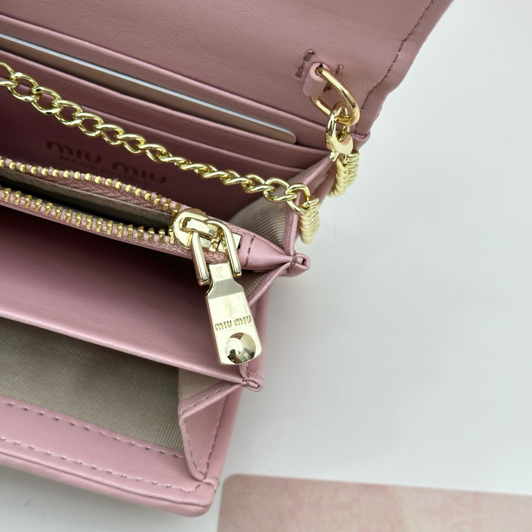 Miu Miu Lambskin Mini Bag 3512 - Image 7