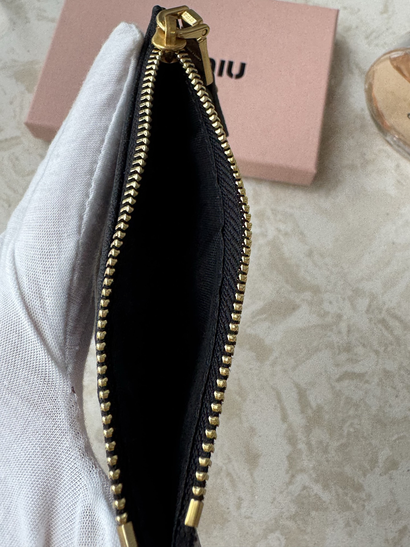 Miu Miu Leather Card Holder - Image 7