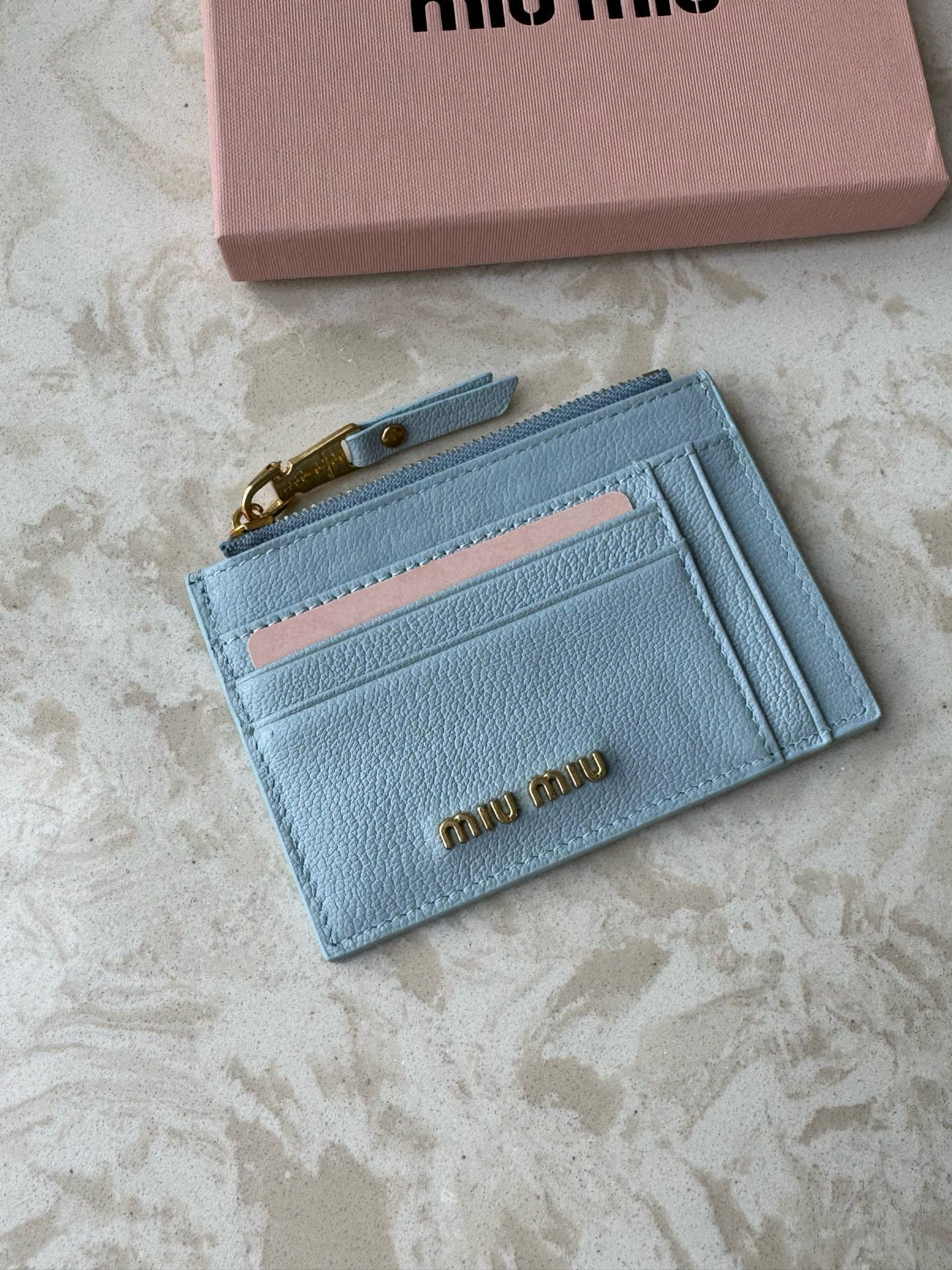 Miu Miu Leather Slim Wallet - Image 7