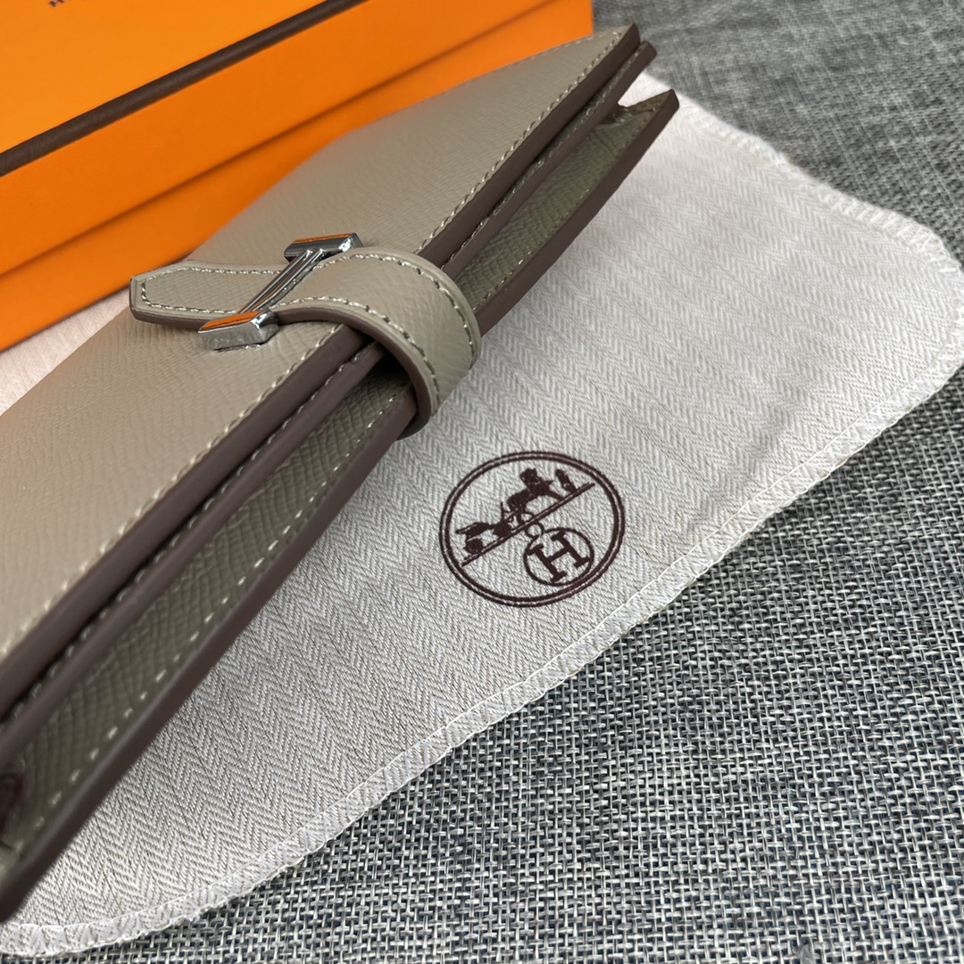 Hermès Empson Leather Long Wallet - Image 7