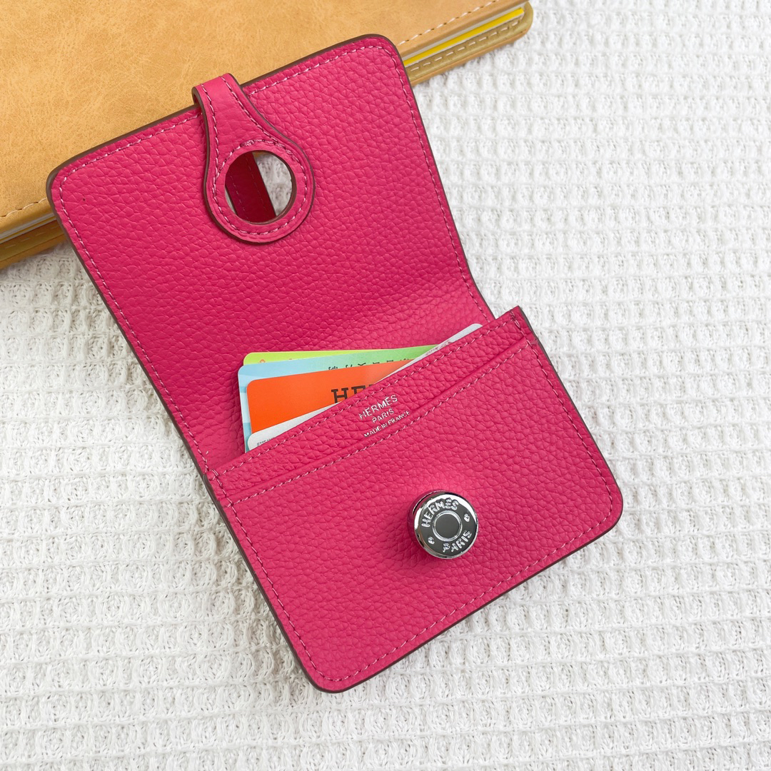 Hermès Togo Leather Card Holder - Image 7