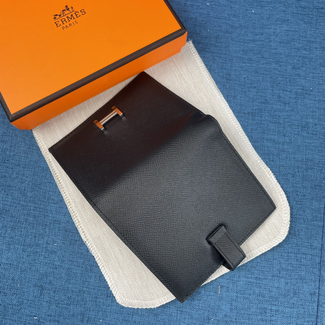 Hermès Palm-Grain Leather Wallet - Image 7