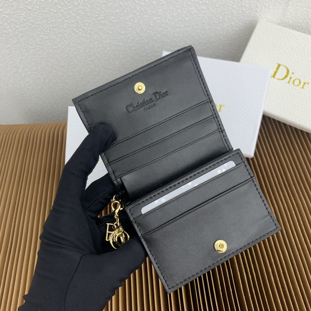 Lady Dior Wallet with Cannage Stitching - Image 7