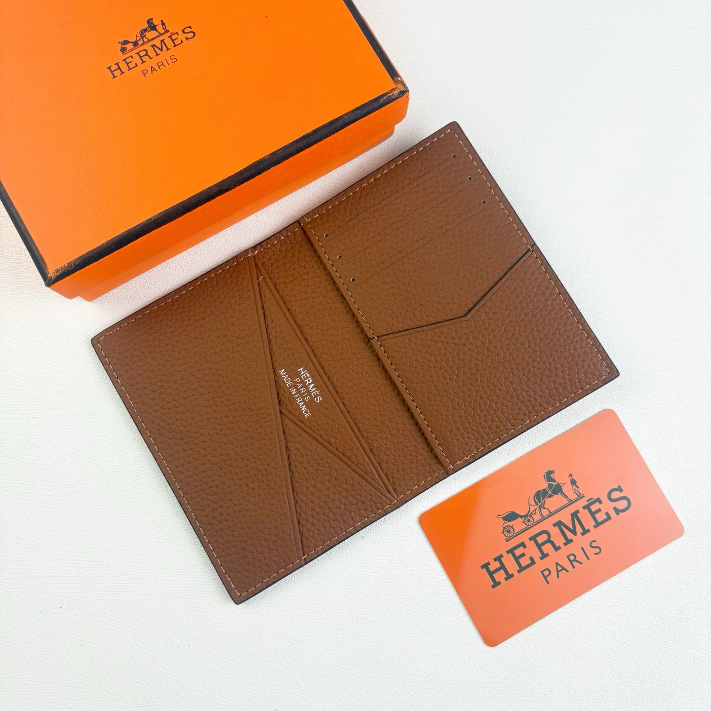 Hermes Barenia Faubourg City 8CC Card Holder - Image 7