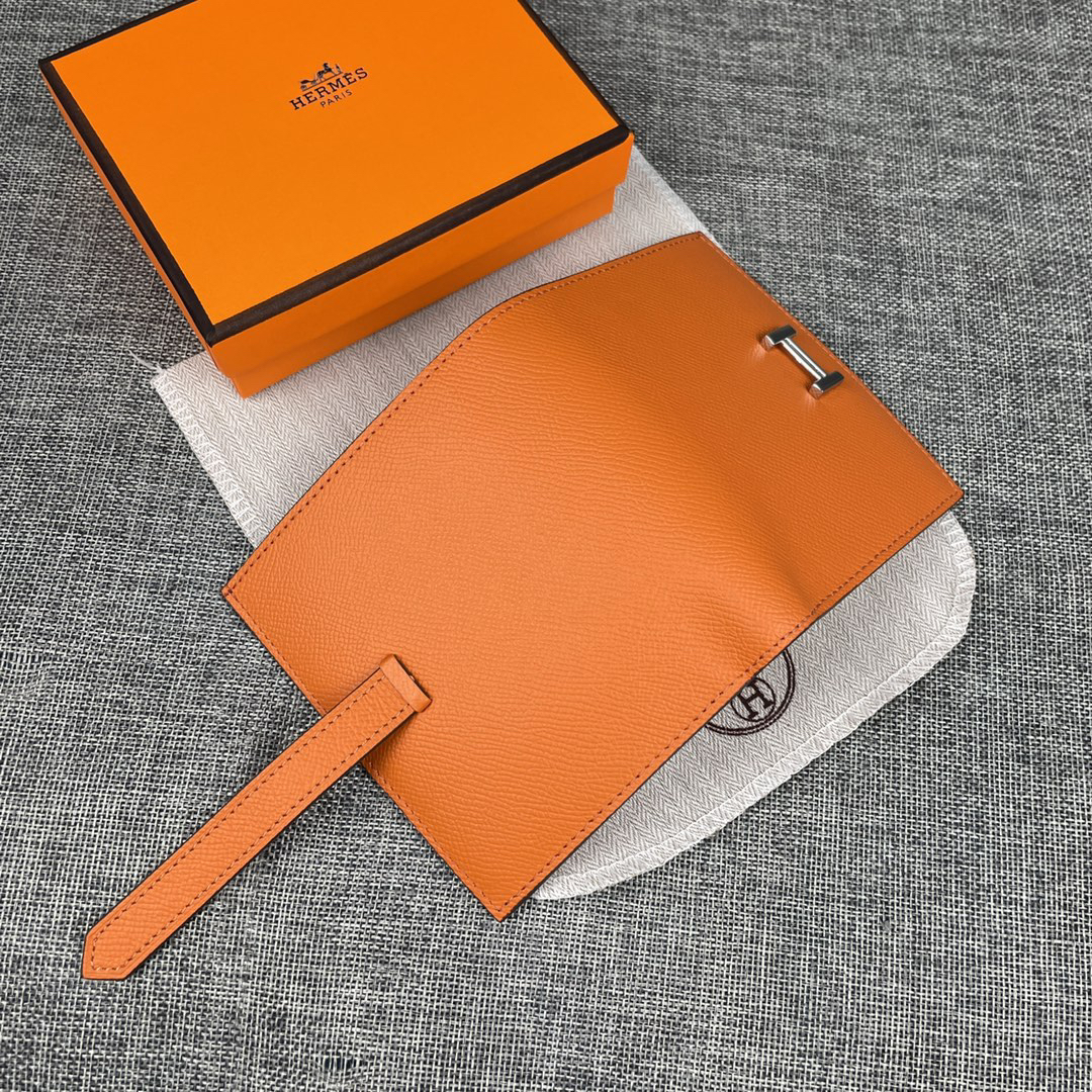 Hermès Palm-Grain Leather Vertical Wallet - Image 7