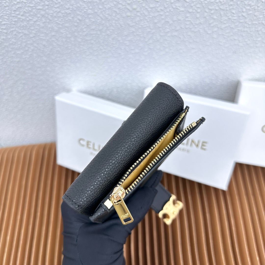 CELINE VICTOIRE Soft Calfskin Leather Wallet - Image 7
