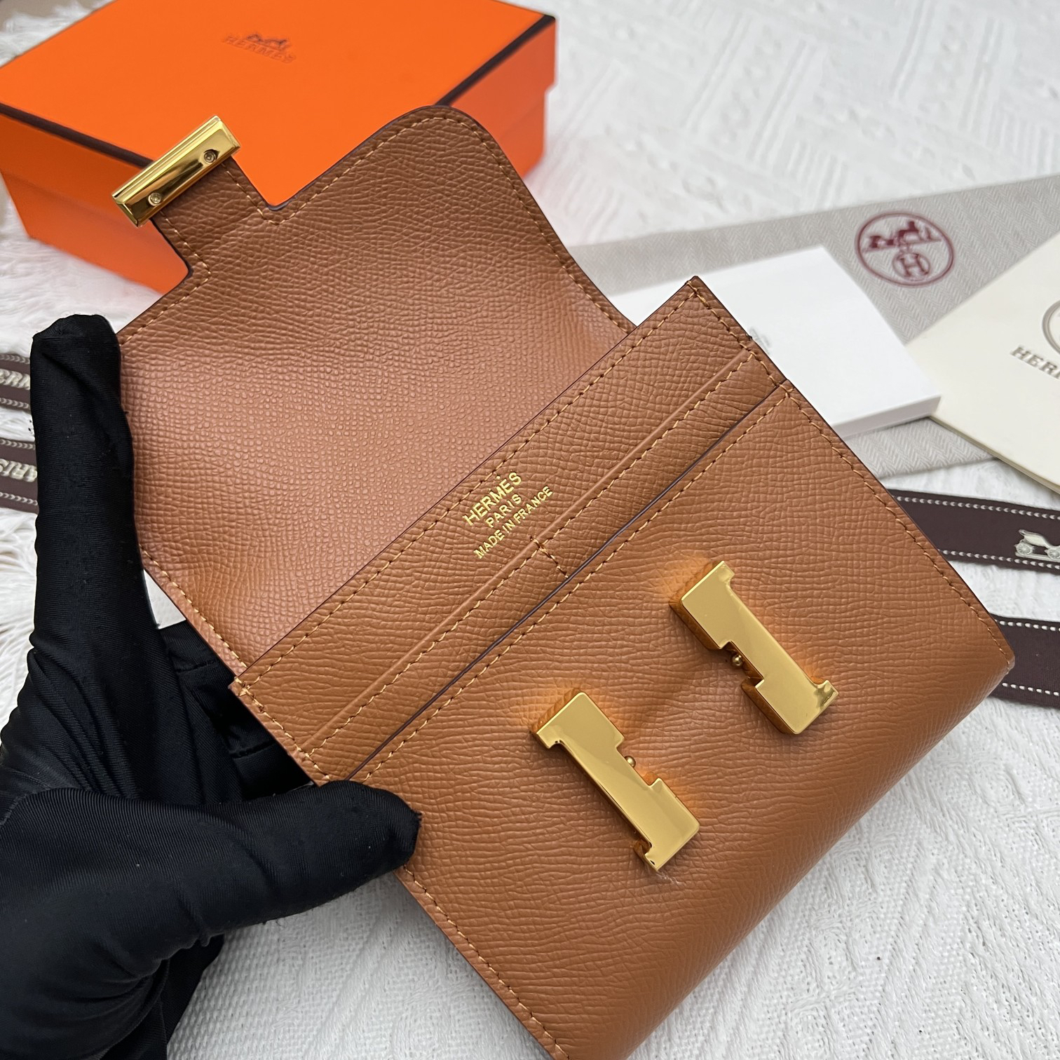 Hermès Constance Leather Crossbody Bag - Image 7