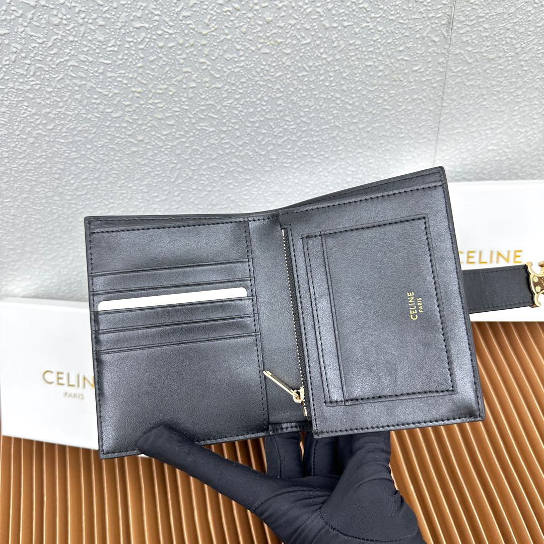 CELINE VICTOIRE Medium Cowhide Leather Wallet - Image 7