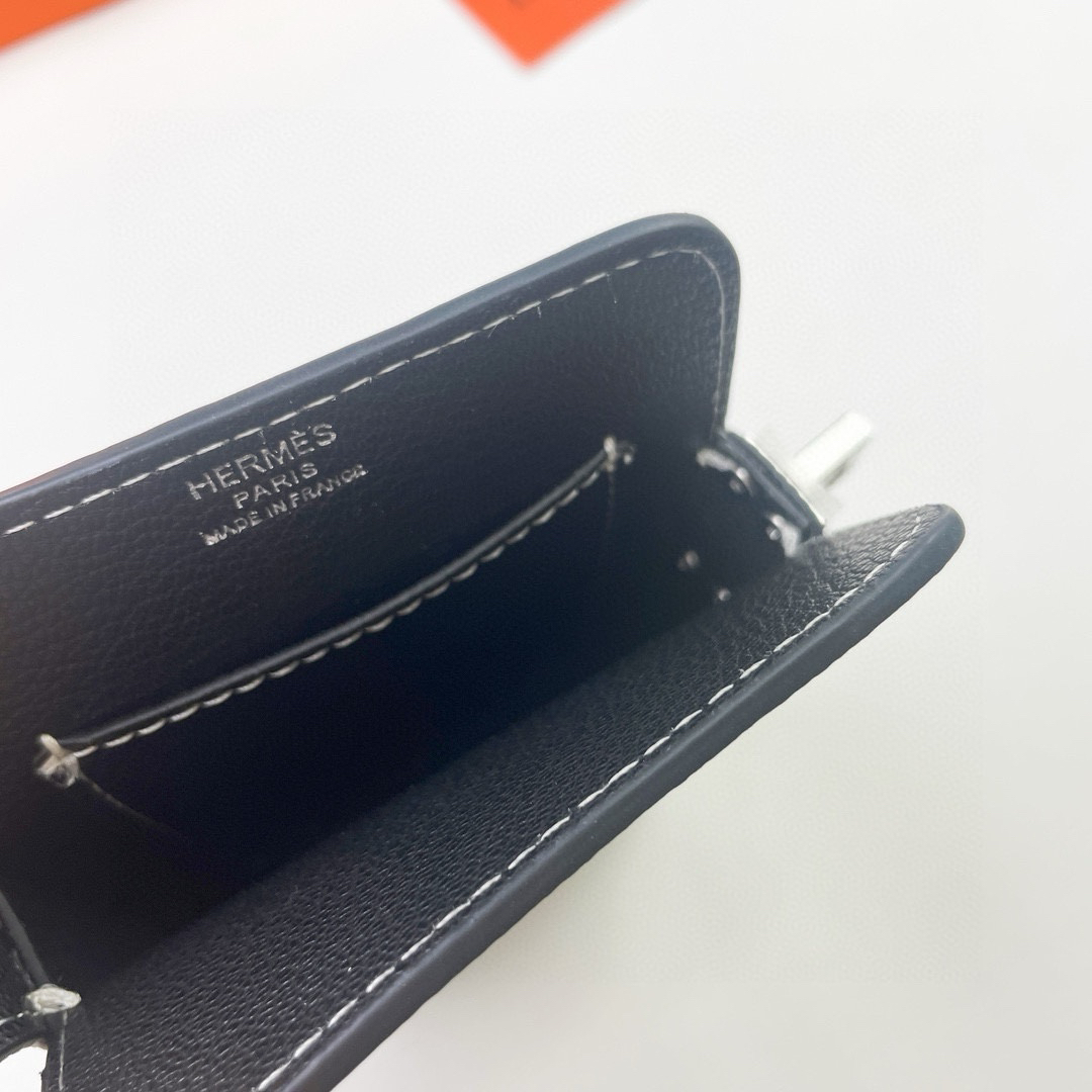 Hermès Hac a Box Tadelakt Calfskin Phone Case with Shoulder Strap - Image 7