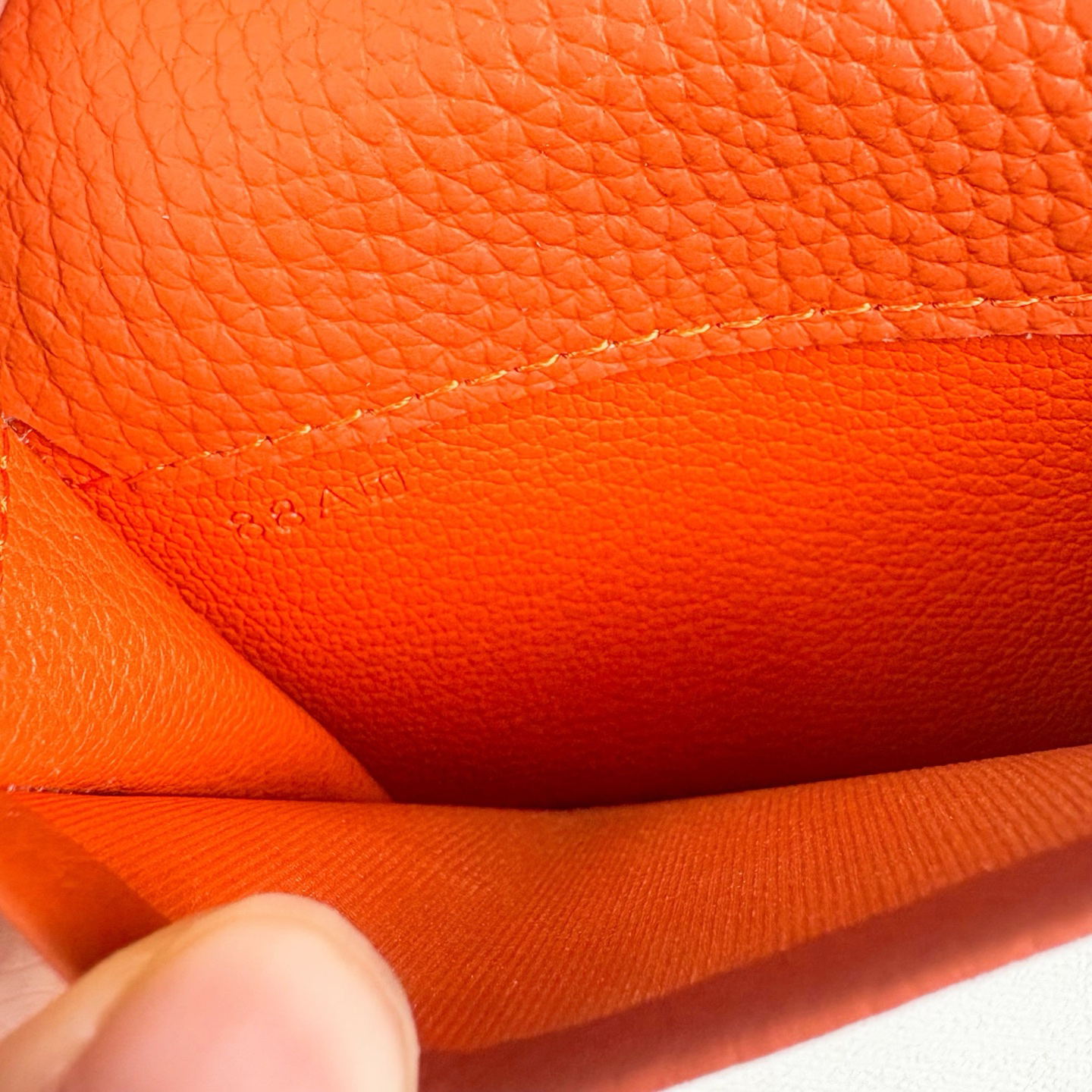 Hermes Togo Leather Card Holder - Image 7