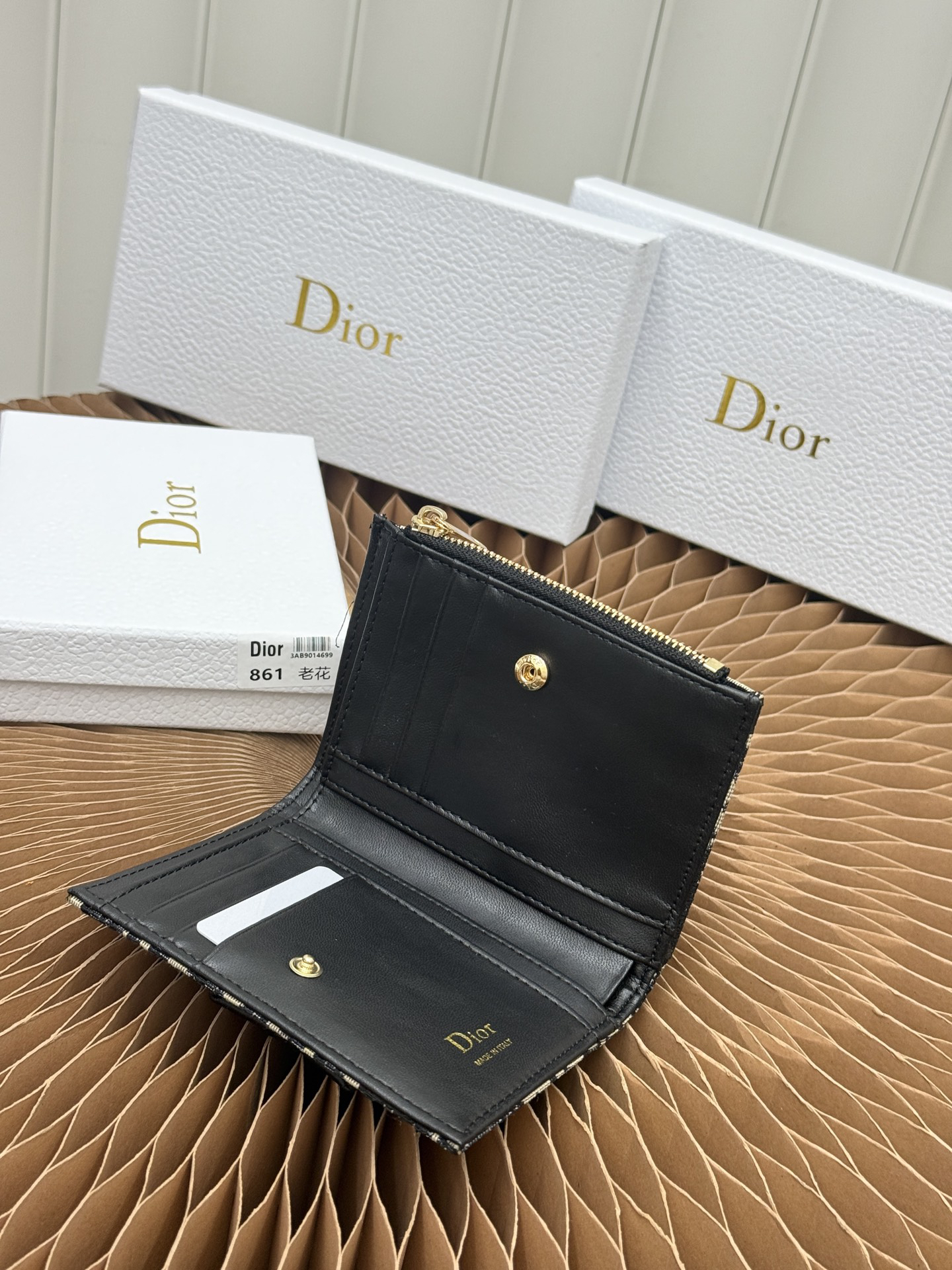 Dior Lady Dior Dahlia Wallet - Image 7