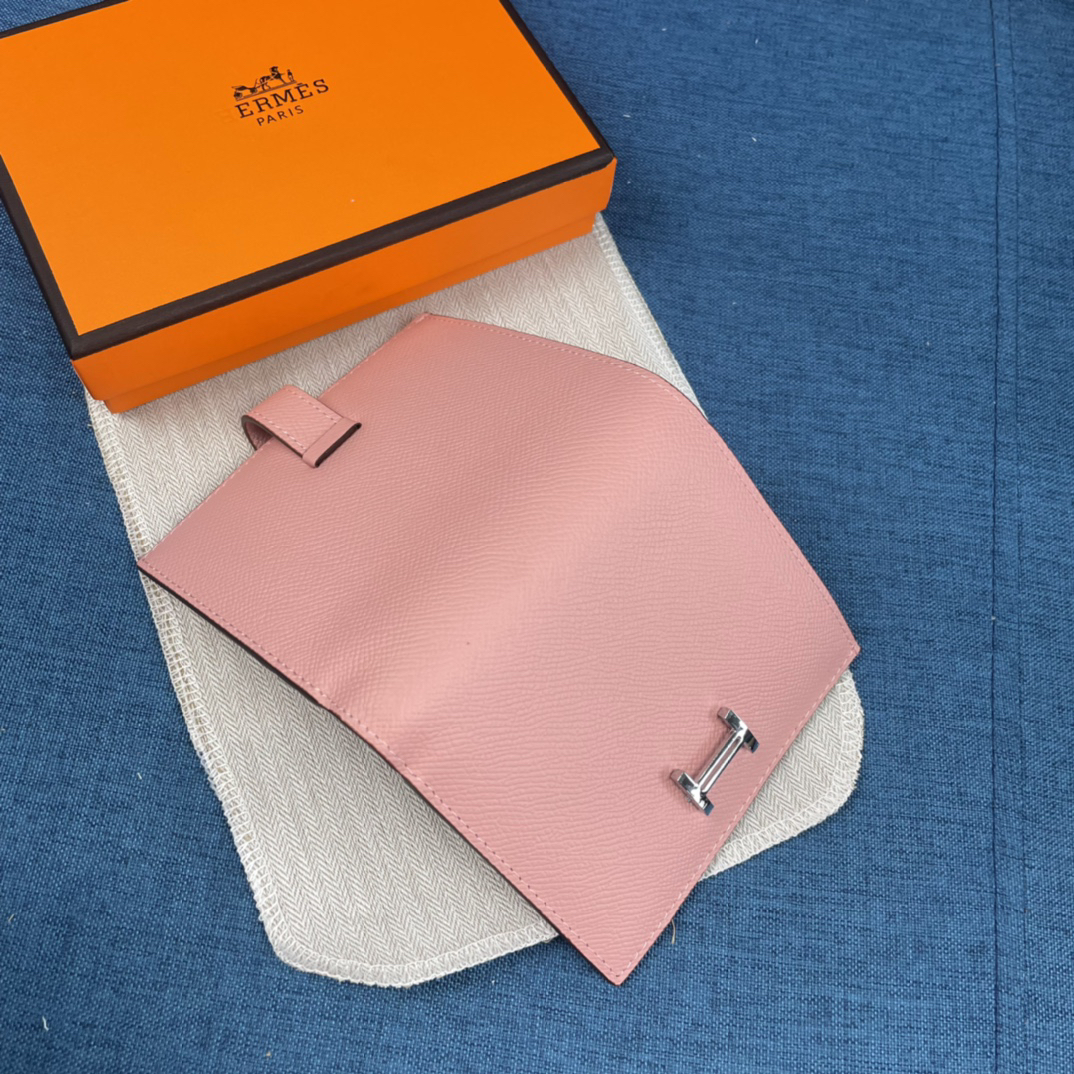 Hermes Vertical Palm-Grain Leather Wallet - Image 7