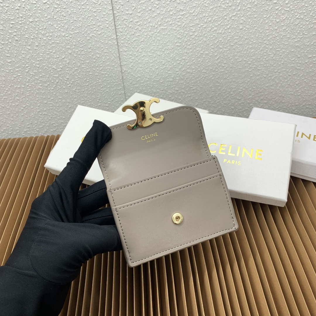 Celine Triomphe Canvas Card Holder - Image 7