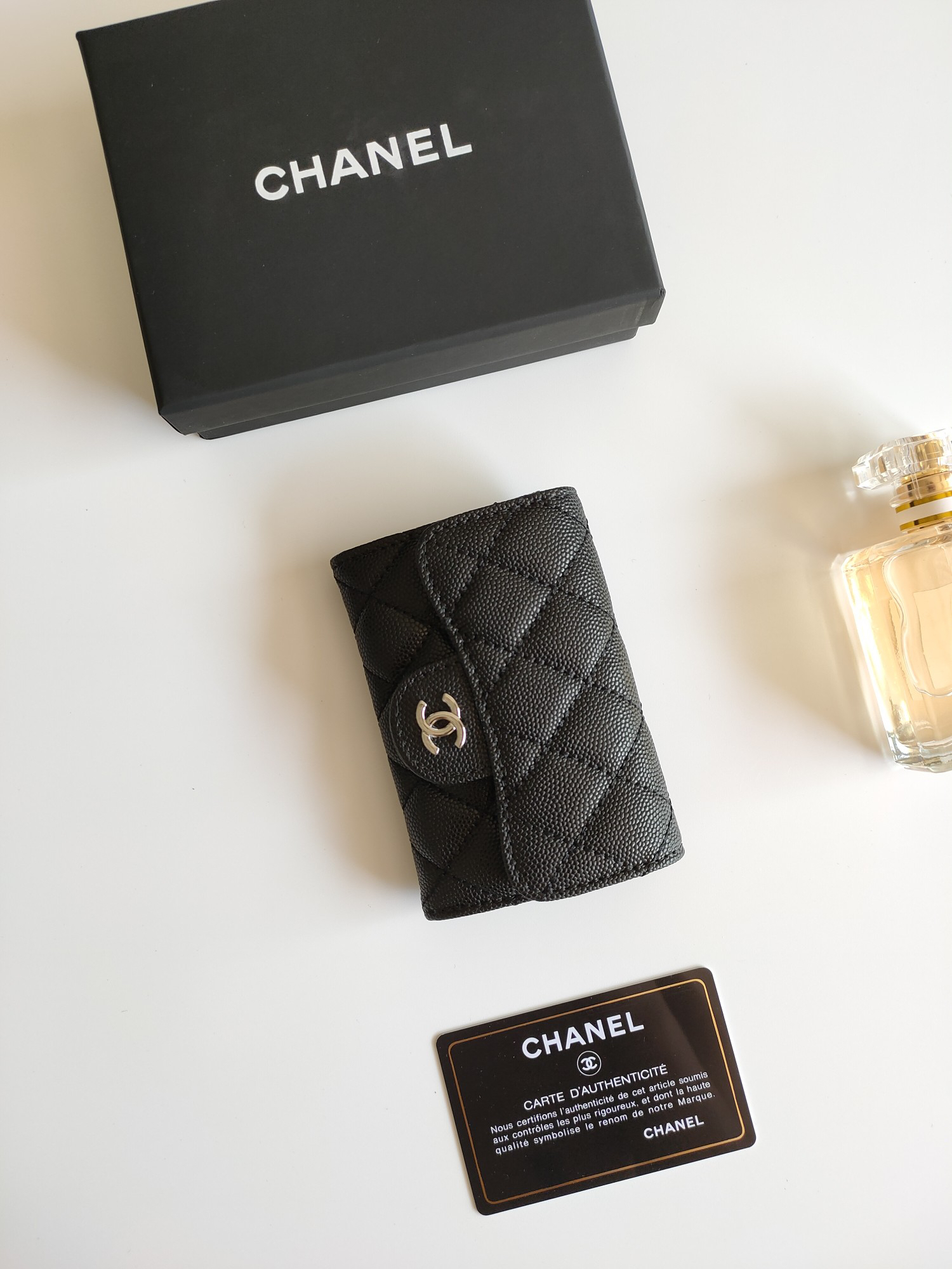 CHANEL Classic Flap Card Holder with Coin Purse - Image 7