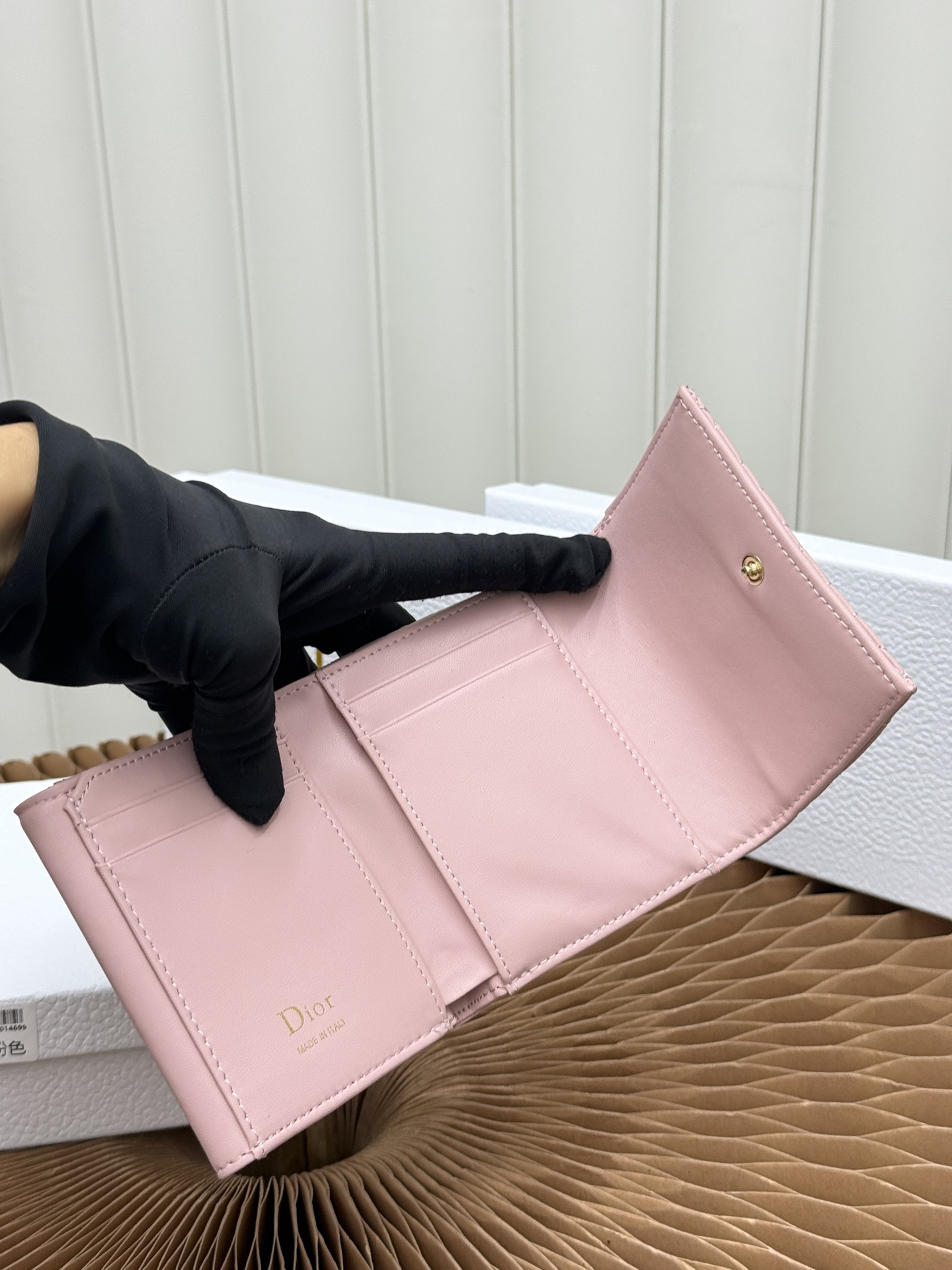 Lady Dior Lotus Wallet - Image 7