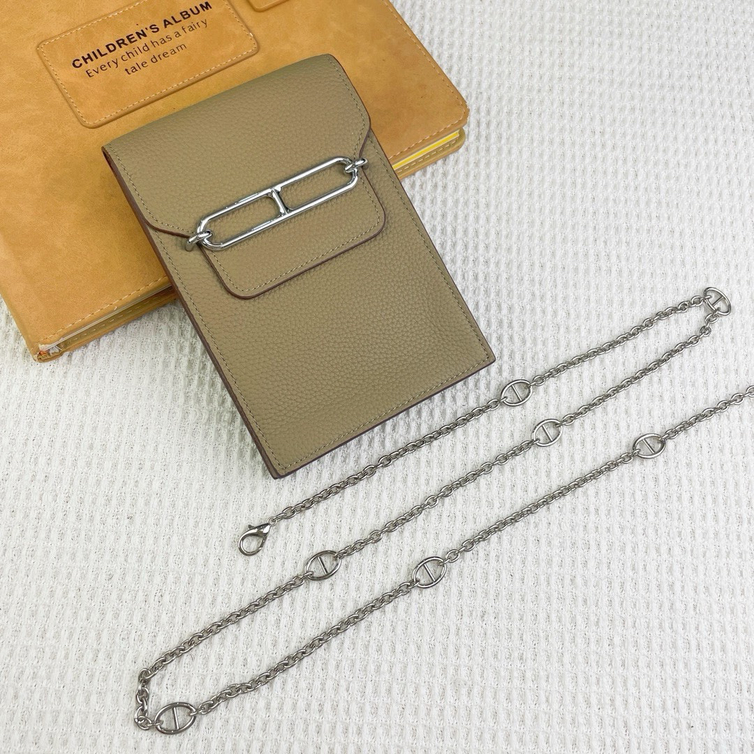 Hermes Pig Nose Leather Crossbody Bag - Image 7