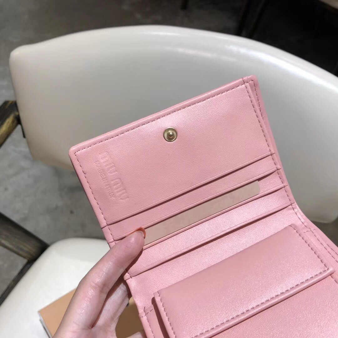 Miu Miu Lambskin Wallet 5439 - Image 7