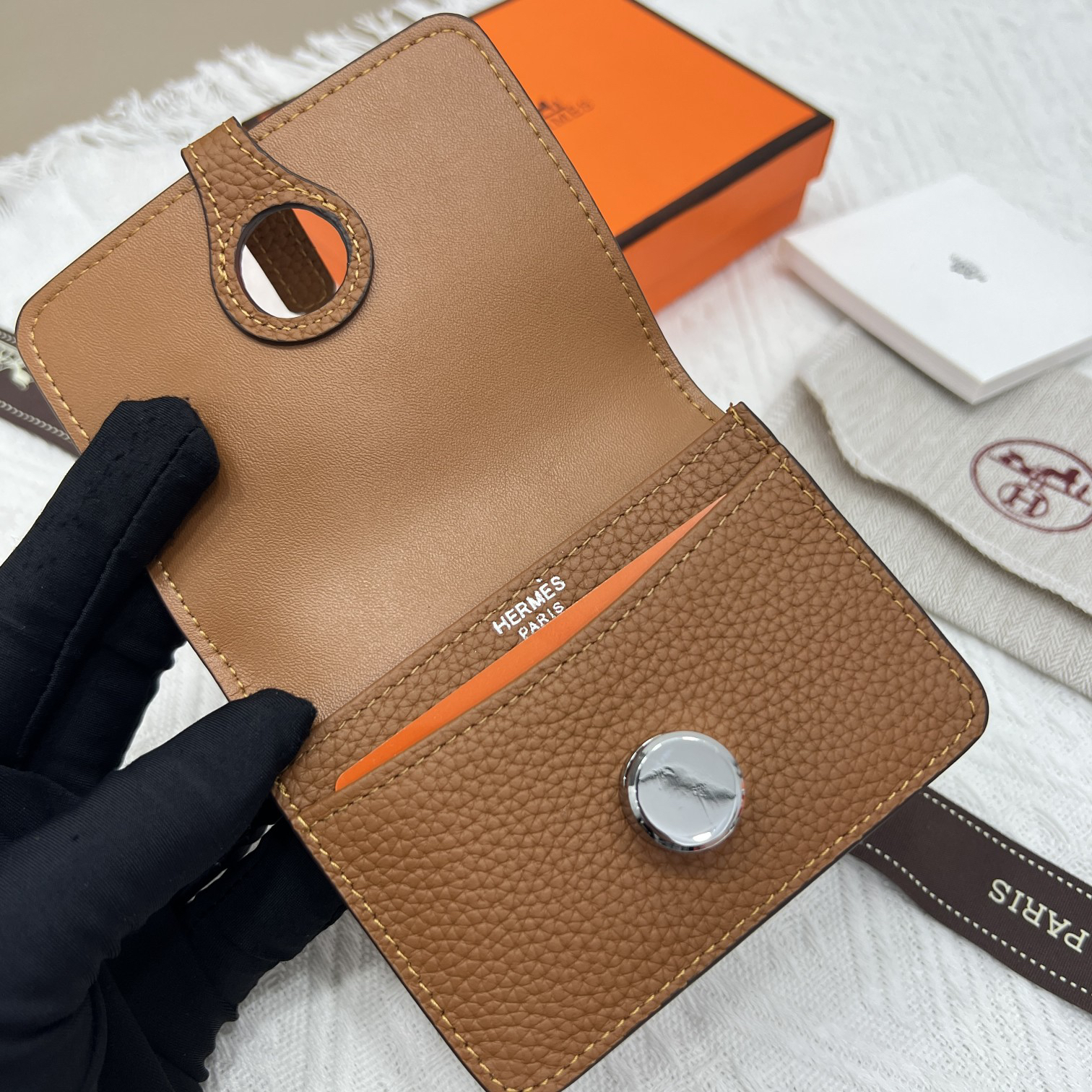 Hermes Constance Litchi-Grain Leather Shoulder Bag - Image 7