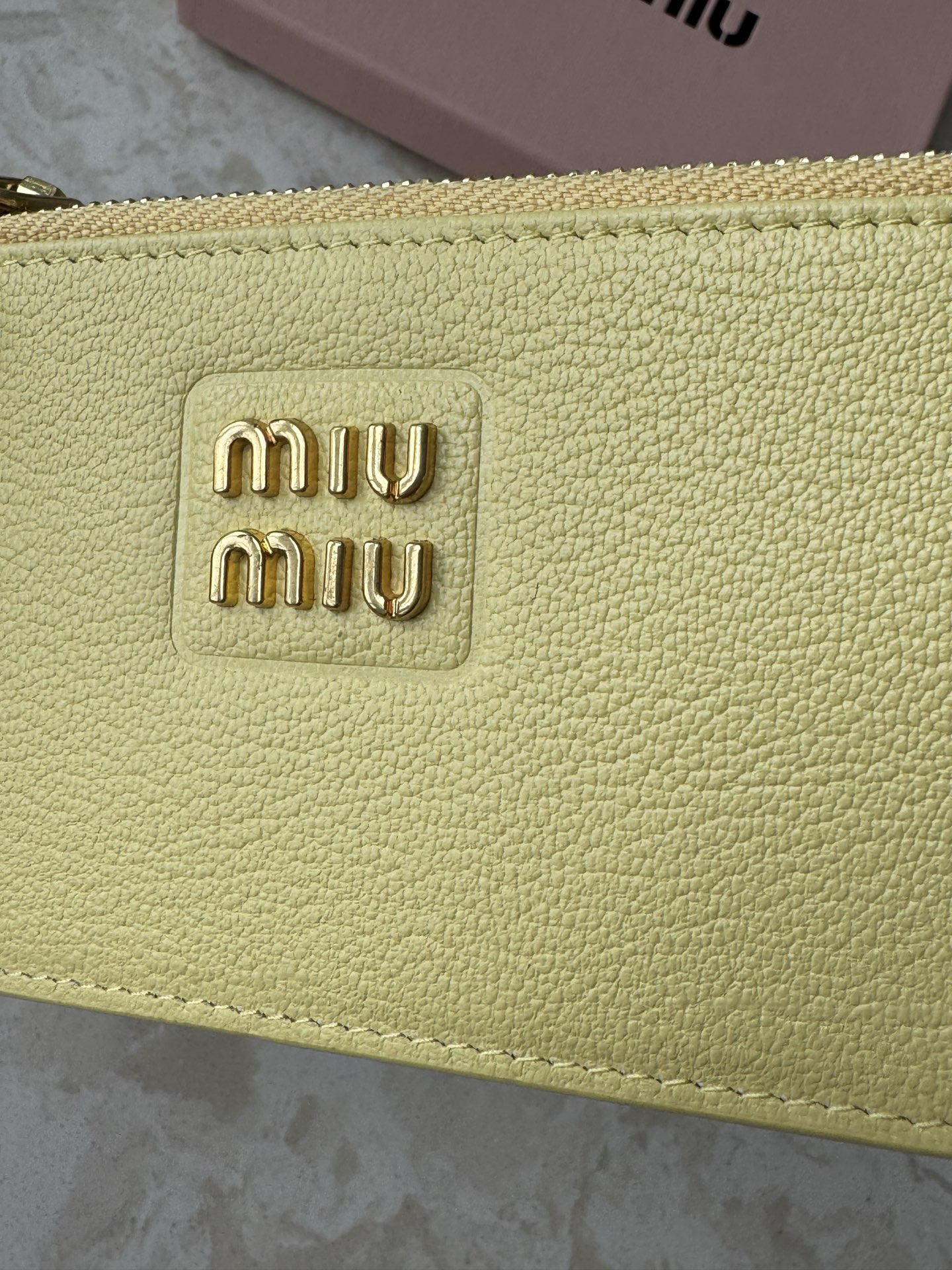 Miu Miu Slim Leather Wallet - Image 7