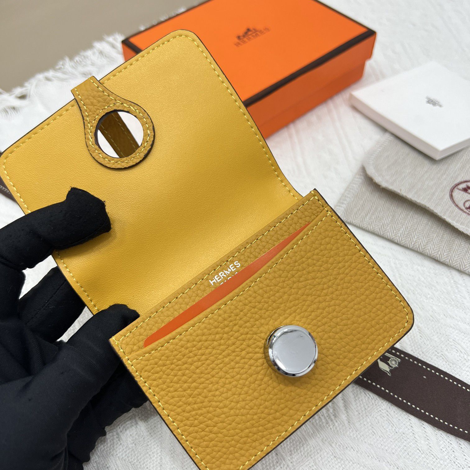 Hermes Constance Leather Wallet - Image 7