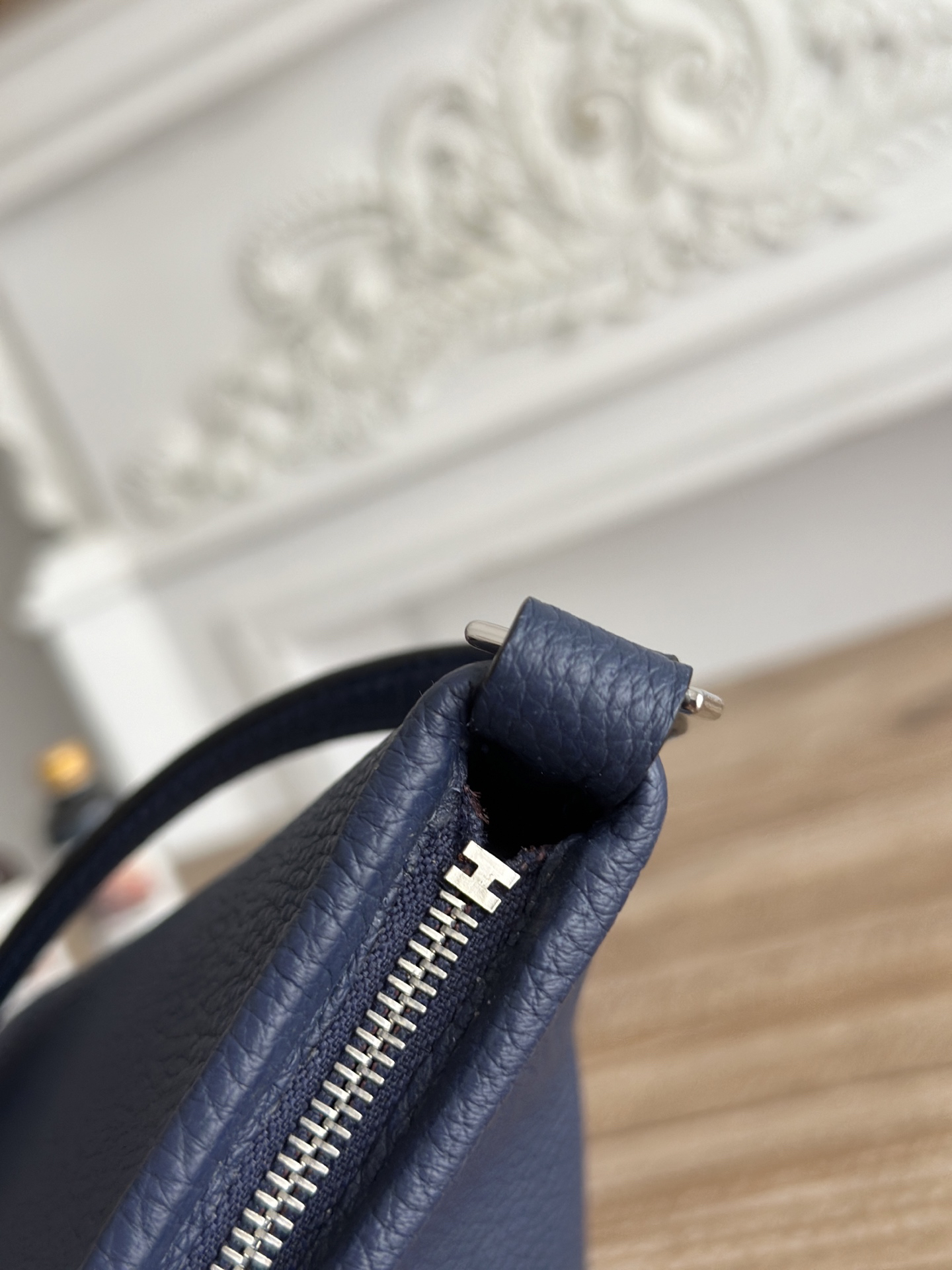 Hermès Berlingot Jewel Blue Crossbody Bag - Image 7