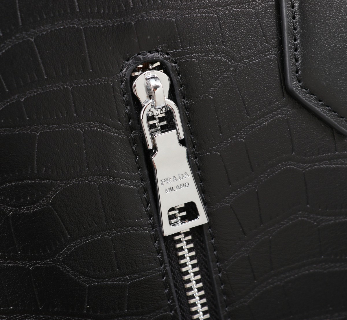 Prada Leather Briefcase - Image 7