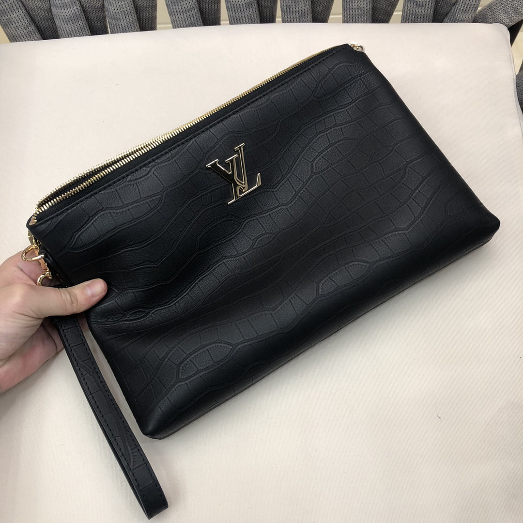 Louis Vuitton Black Cowhide Handbag - Image 7