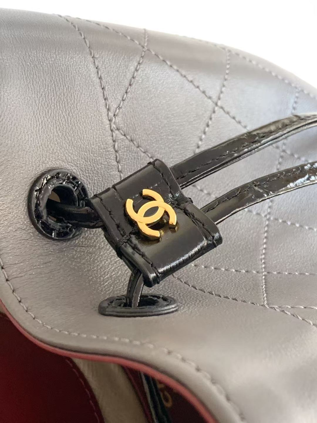 Chanel 26B AS6537 Small Calfskin Bucket Bag - Image 7