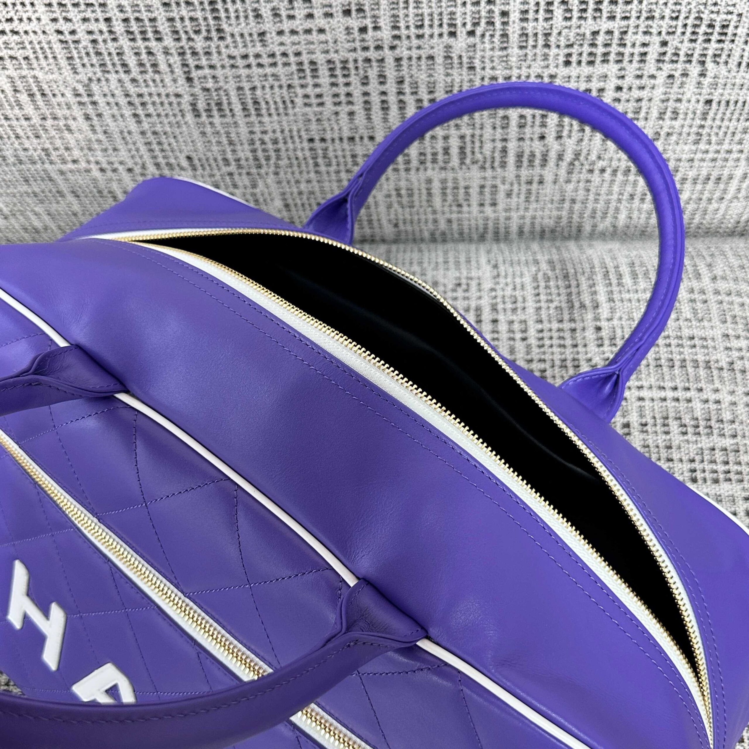 Chanel Vintage Bowling Boston Travel Bag - Image 7