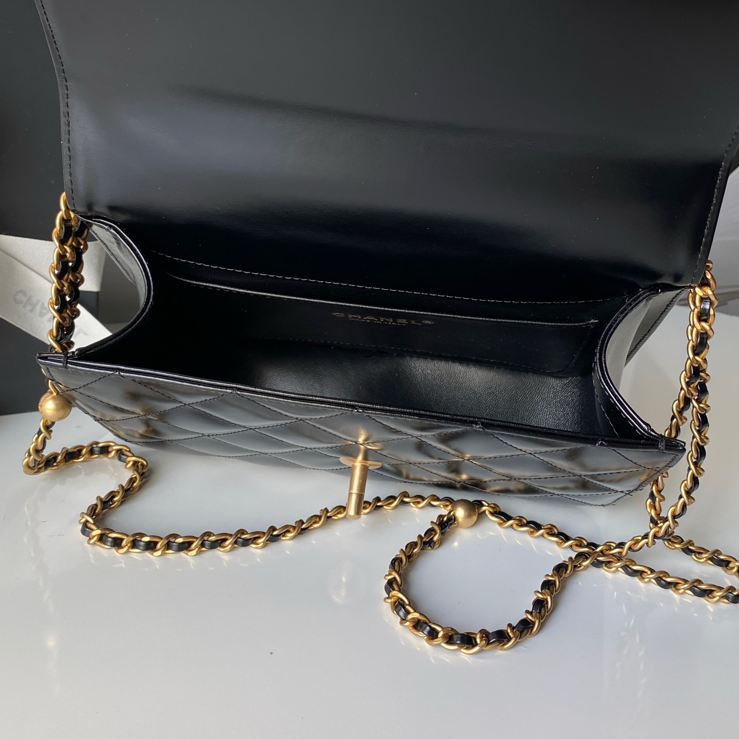 Mini Double-Ball Leather Crossbody Bag - Image 7
