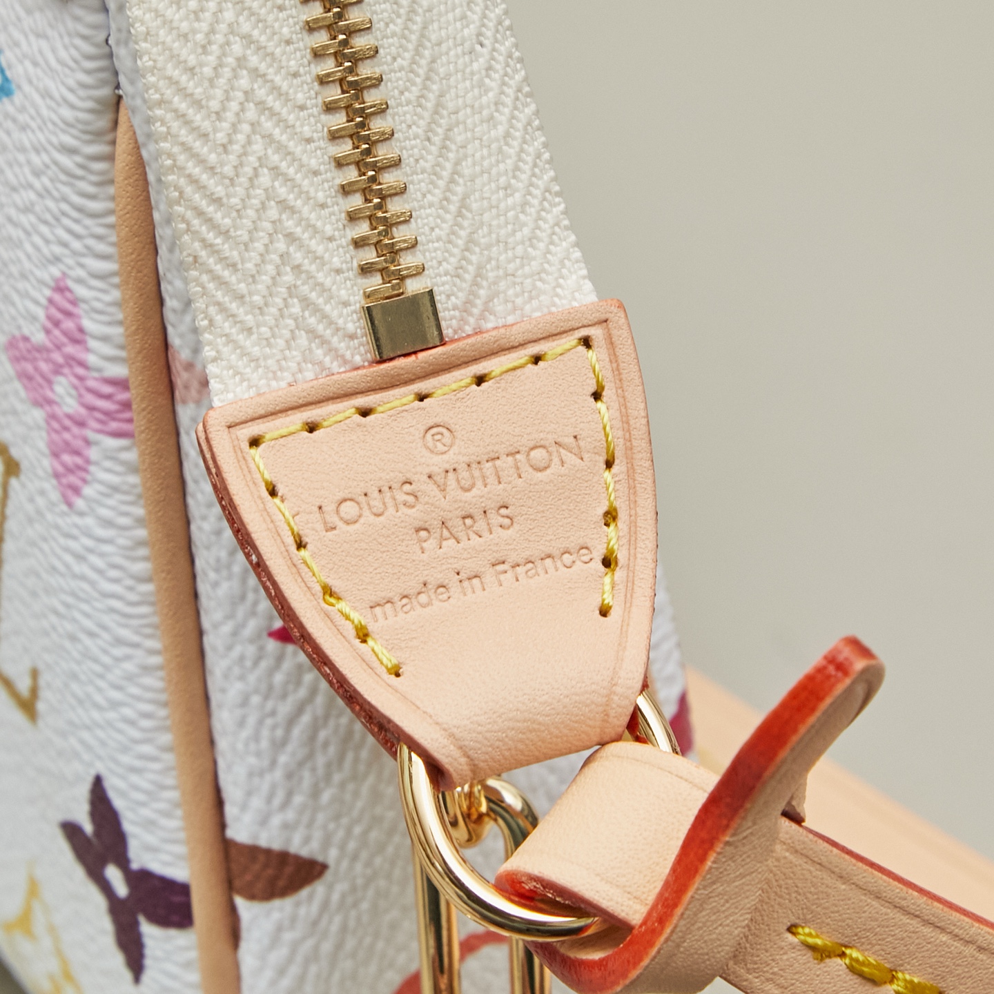 Louis Vuitton x Takashi Murakami Pochette Accessoires Bag - Monogram Coated Canvas - Image 7