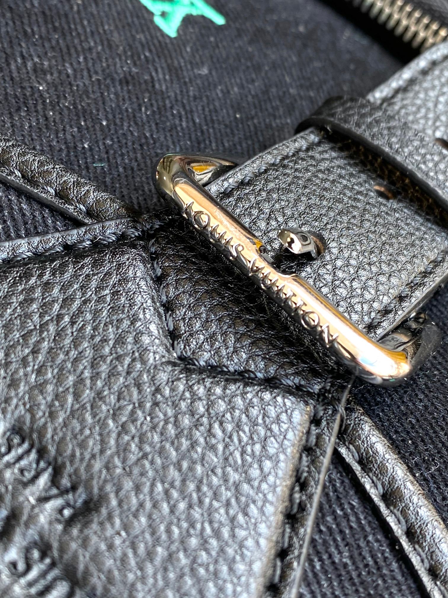 Louis Vuitton Montsouris Backpack in LV Blason Washed Denim M14135 - Image 7