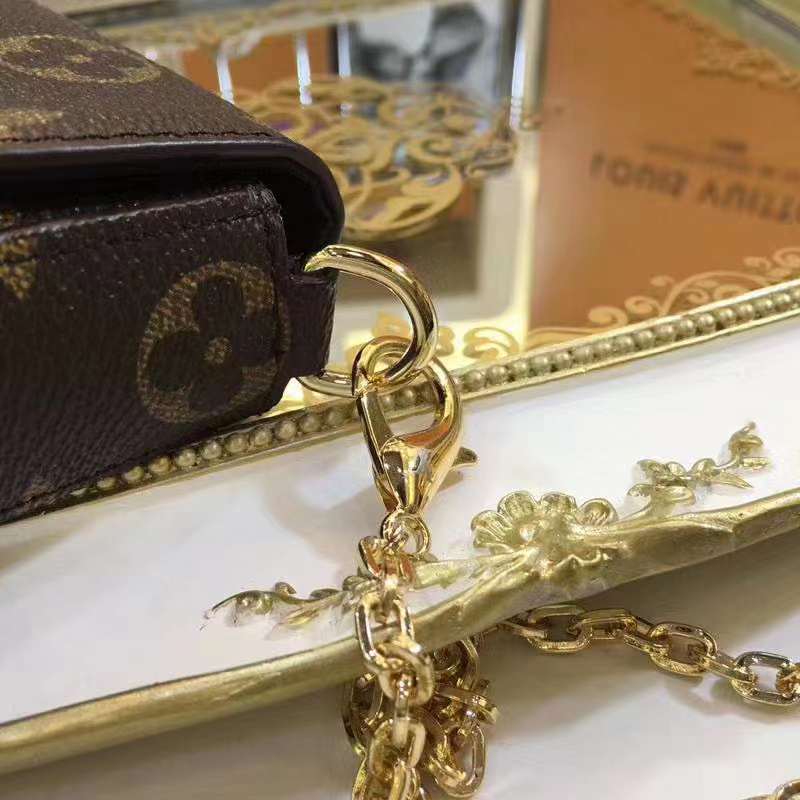 Louis Vuitton Felicie Three-Piece Clutch Bag - Model 61276 - Image 7