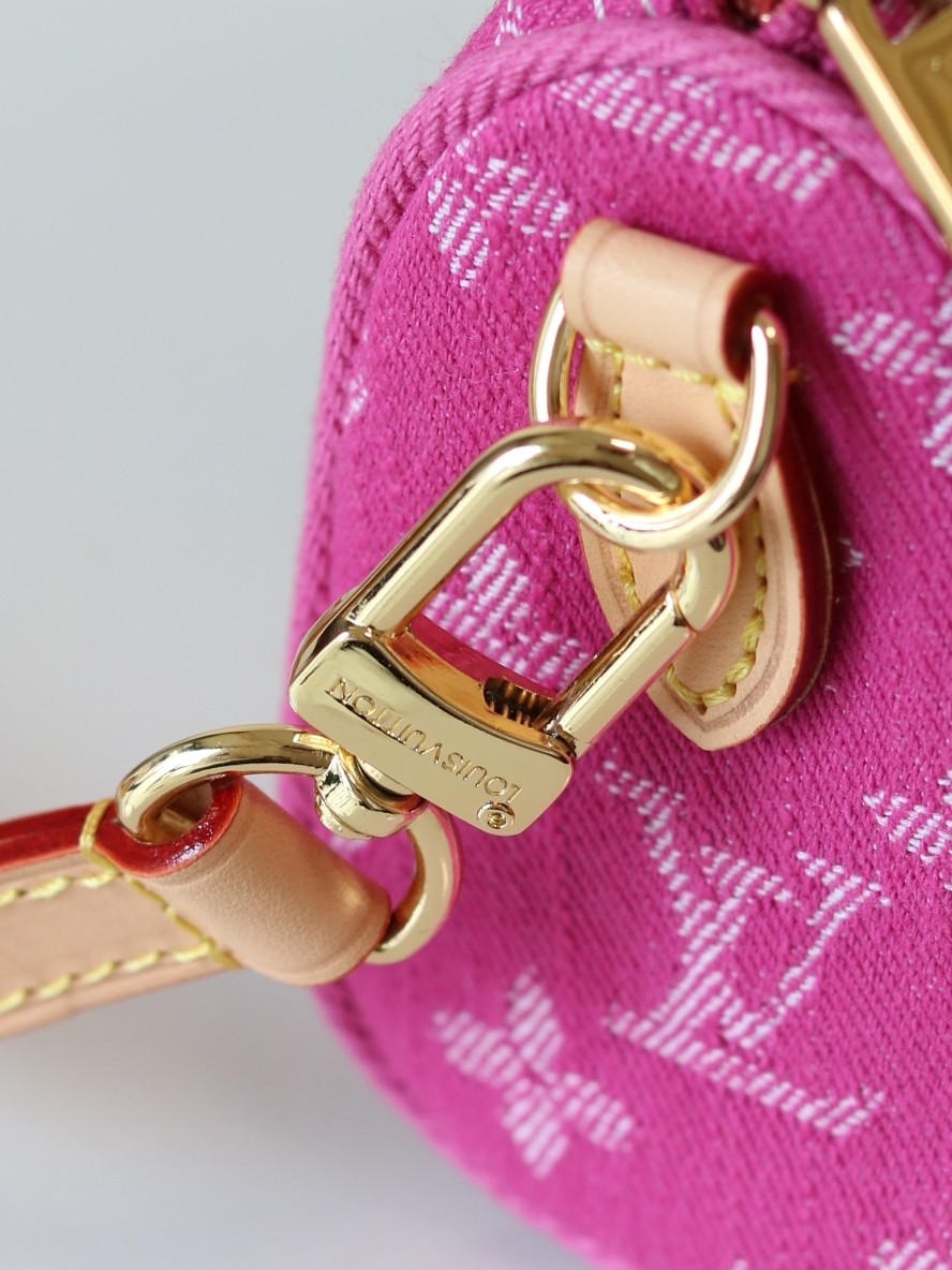 Nano Speedy Handbag in Monogram Denim - Image 7