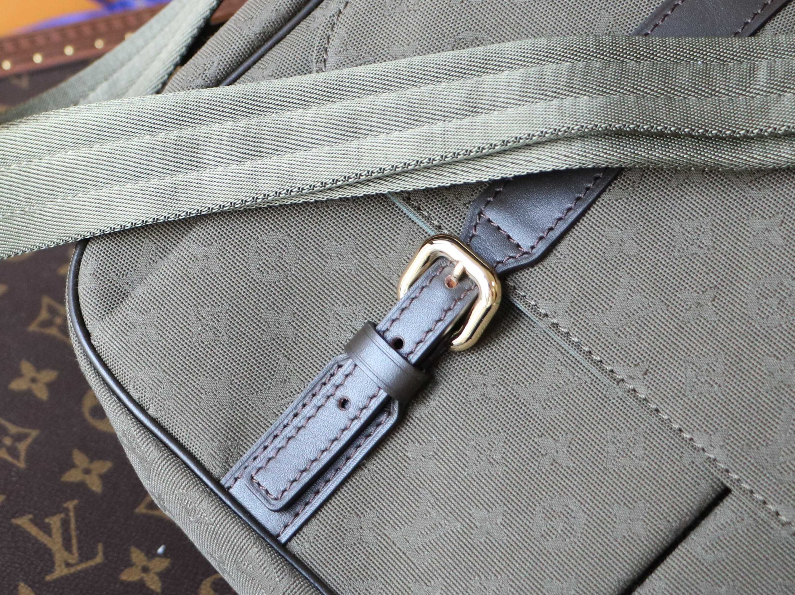 Louis Vuitton Saumur Medium Denim Handbag M42352 - Image 7