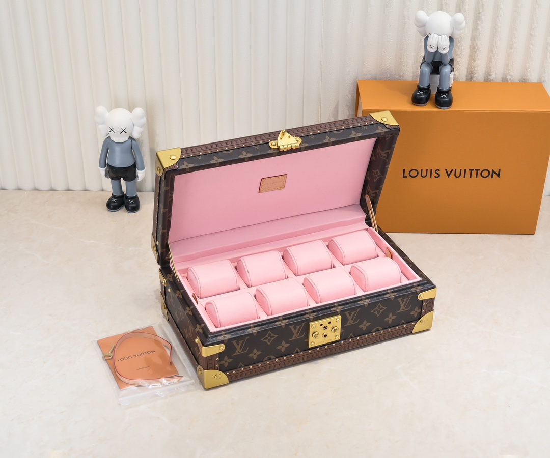 Louis Vuitton M4700B Pink Monogram 8-Watch Box - Image 7