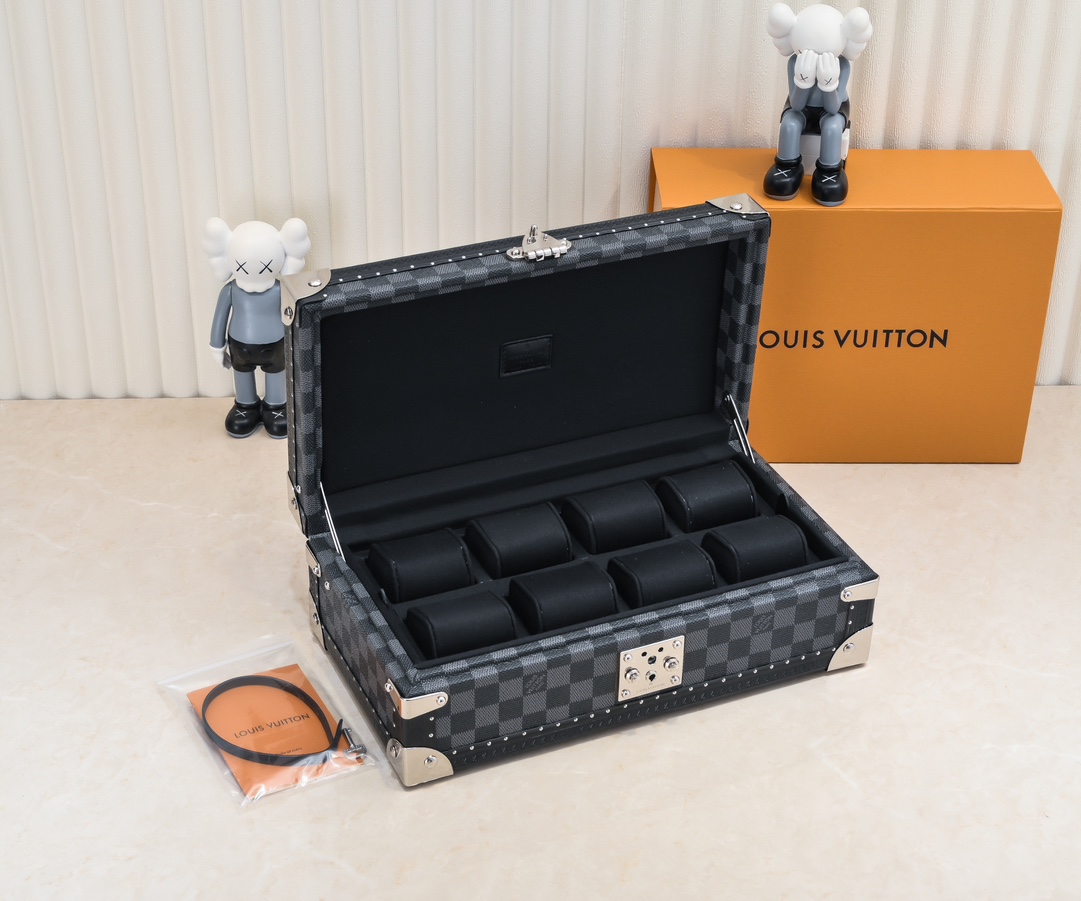 Louis Vuitton Monogram 8-Watch Storage Case - Image 7