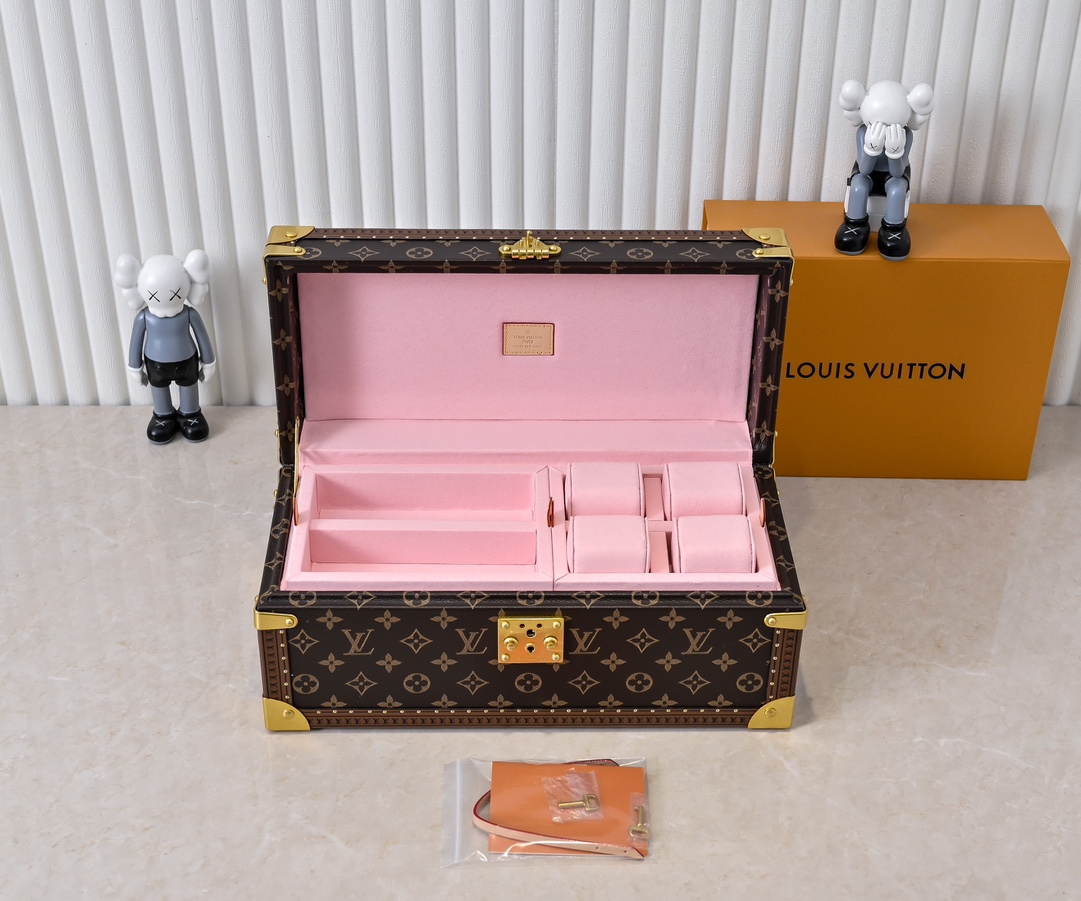 Louis Vuitton M20209 Monogram Watch and Jewelry Storage Box - Image 7